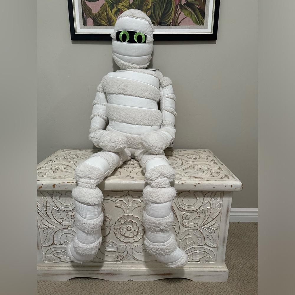 Isaac Mizrahi Oversized Stuffed Mummy